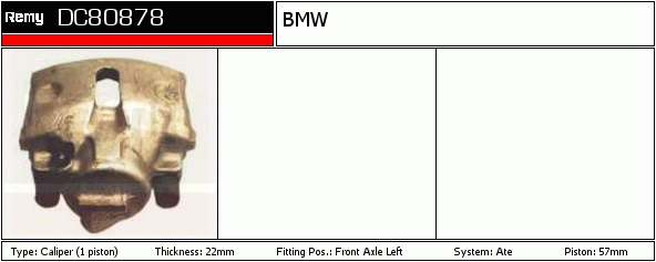 Étrier de frein Remanufactured REMY (Multiline)