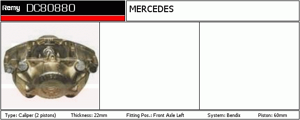 Étrier de frein Remanufactured REMY (Multiline)