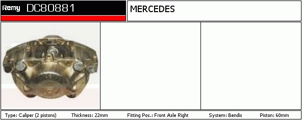 Étrier de frein Remanufactured REMY (Multiline)