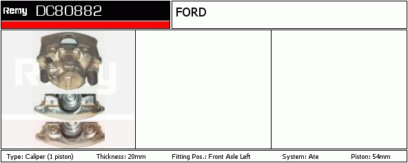 Étrier de frein Remanufactured REMY (Multiline)