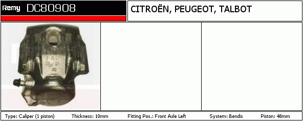 Étrier de frein Remanufactured REMY (Multiline)