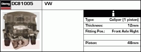 Étrier de frein Remanufactured REMY (Multiline)