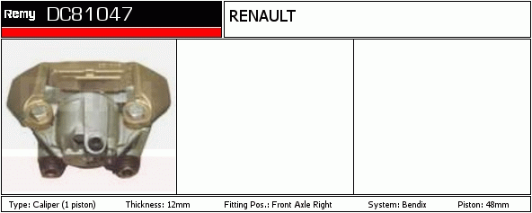 Étrier de frein Remanufactured REMY (Multiline)