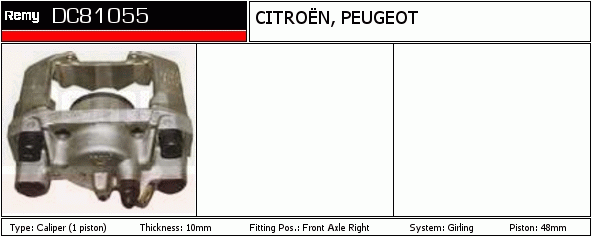 Étrier de frein Remanufactured REMY (Multiline)