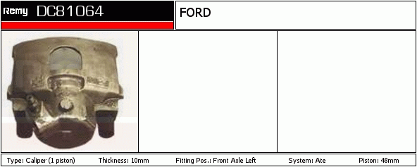 Étrier de frein Remanufactured REMY (Multiline)