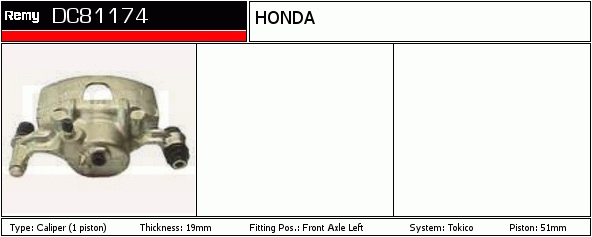 Étrier de frein Remanufactured REMY (Multiline)