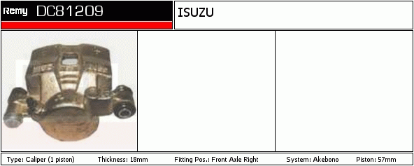 Étrier de frein Remanufactured REMY (Multiline)