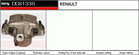 Étrier de frein Remanufactured REMY (Multiline)