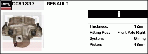 Étrier de frein Remanufactured REMY (Multiline)