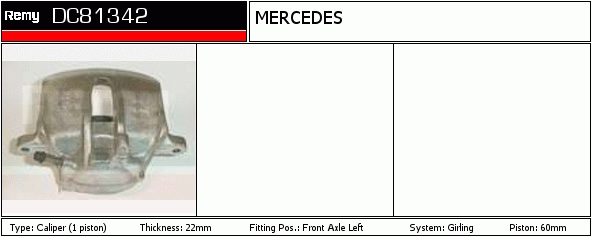 Étrier de frein Remanufactured REMY (Multiline)