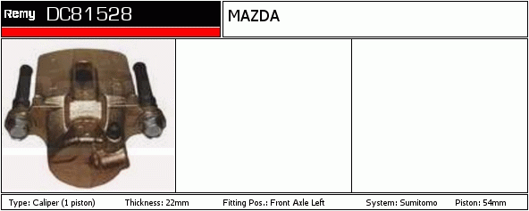 Étrier de frein Remanufactured REMY (Multiline)