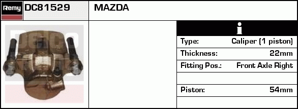 Étrier de frein Remanufactured REMY (Multiline)