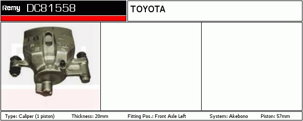 Étrier de frein Remanufactured REMY (Multiline)
