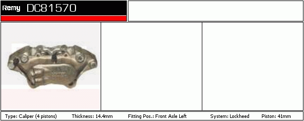 Étrier de frein Remanufactured REMY (Multiline)