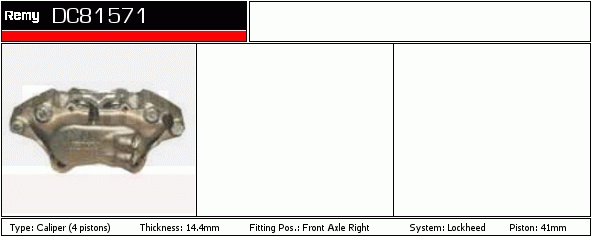 Étrier de frein Remanufactured REMY (Multiline)