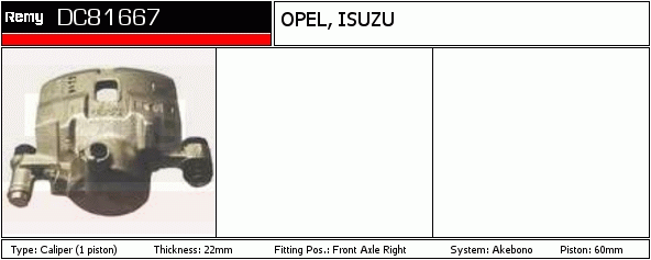 Étrier de frein Remanufactured REMY (Multiline)