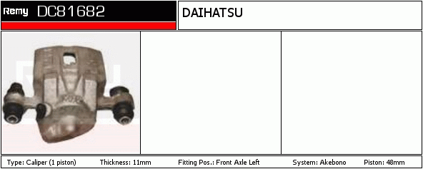 Étrier de frein Remanufactured REMY (Multiline)