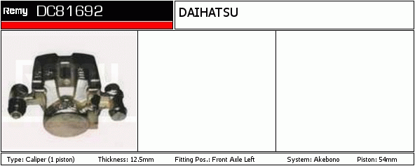 Étrier de frein Remanufactured REMY (Multiline)