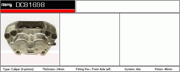 Étrier de frein Remanufactured REMY (Multiline)