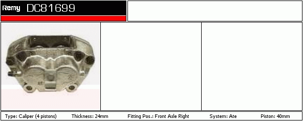 Étrier de frein Remanufactured REMY (Multiline)
