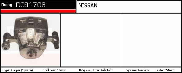 Étrier de frein Remanufactured REMY (Multiline)