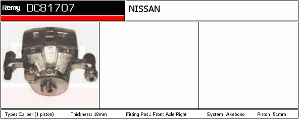 Étrier de frein Remanufactured REMY (Multiline)