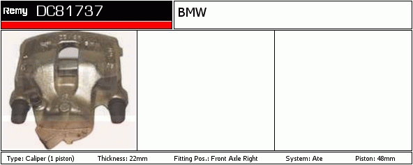 Étrier de frein Remanufactured REMY (Multiline)