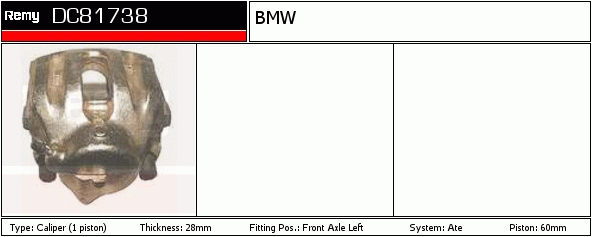 Étrier de frein Remanufactured REMY (Multiline)