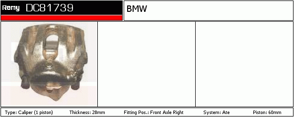 Étrier de frein Remanufactured REMY (Multiline)