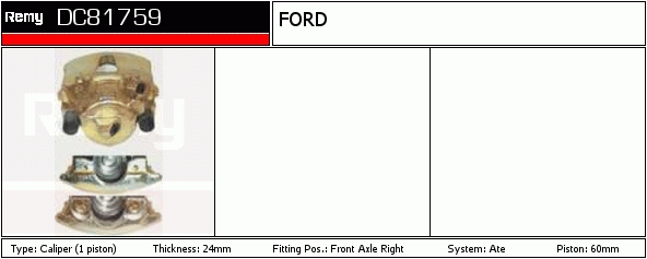 Étrier de frein Remanufactured REMY (Multiline)