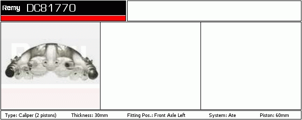 Étrier de frein Remanufactured REMY (Multiline)