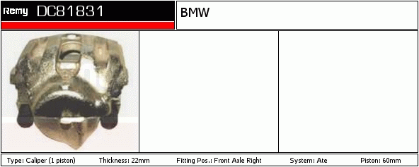 Étrier de frein Remanufactured REMY (Multiline)