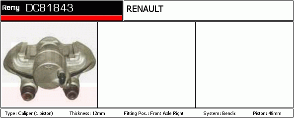 Étrier de frein Remanufactured REMY (Multiline)