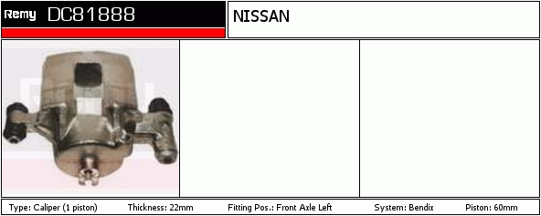 Étrier de frein Remanufactured REMY (Multiline)