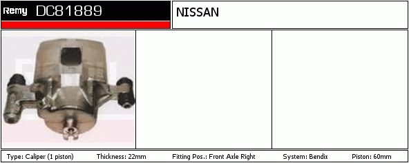 Étrier de frein Remanufactured REMY (Multiline)