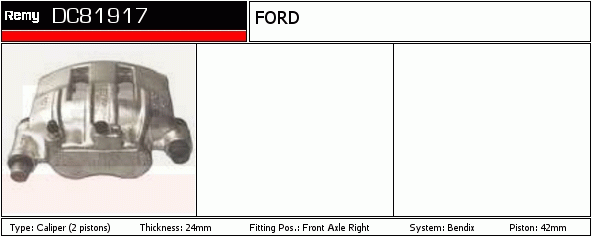 Étrier de frein Remanufactured REMY (Multiline)