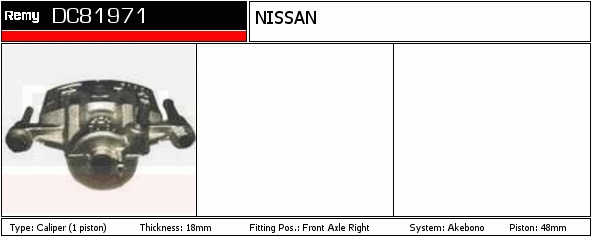 Étrier de frein Remanufactured REMY (Multiline)