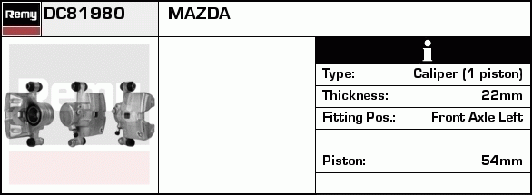 Étrier de frein Remanufactured REMY (Multiline)