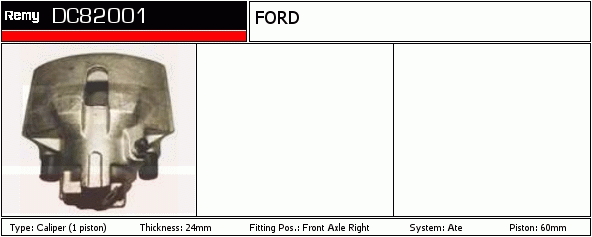 Étrier de frein Remanufactured REMY (Multiline)