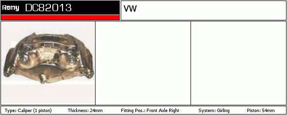 Étrier de frein Remanufactured REMY (Multiline)