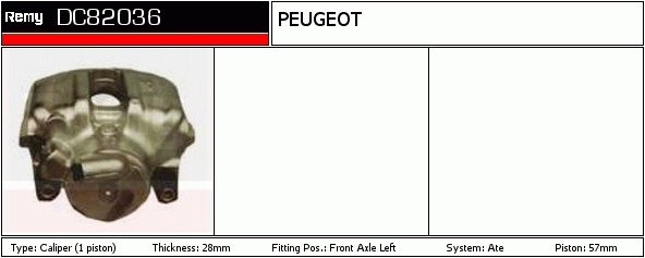 Étrier de frein Remanufactured REMY (Multiline)