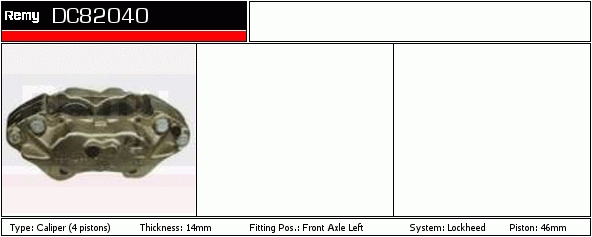 Étrier de frein Remanufactured REMY (Multiline)