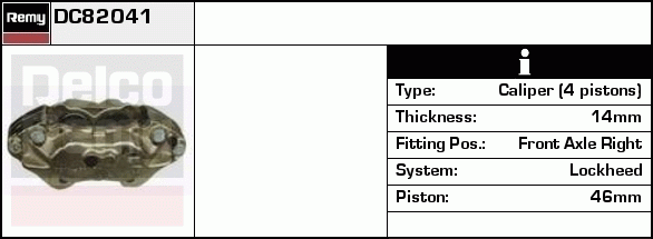 Étrier de frein Remanufactured REMY (Multiline)