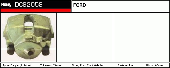 Étrier de frein Remanufactured REMY (Multiline)