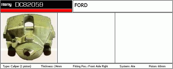 Étrier de frein Remanufactured REMY (Multiline)