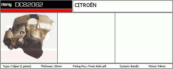 Étrier de frein Remanufactured REMY (Multiline)