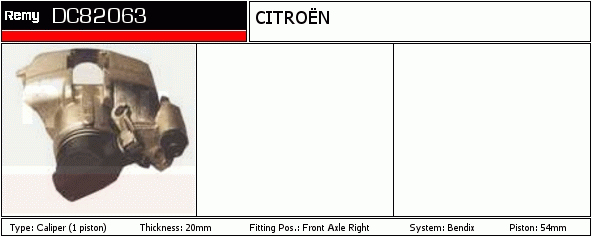 Étrier de frein Remanufactured REMY (Multiline)