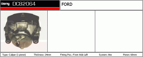 Étrier de frein Remanufactured REMY (Multiline)