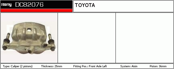 Étrier de frein Remanufactured REMY (Multiline)
