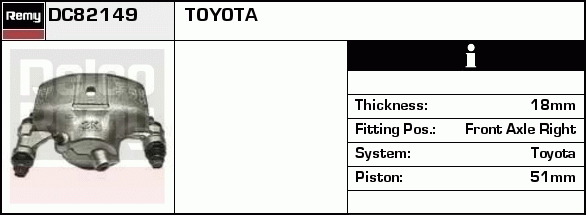 Étrier de frein Remanufactured REMY (Multiline)